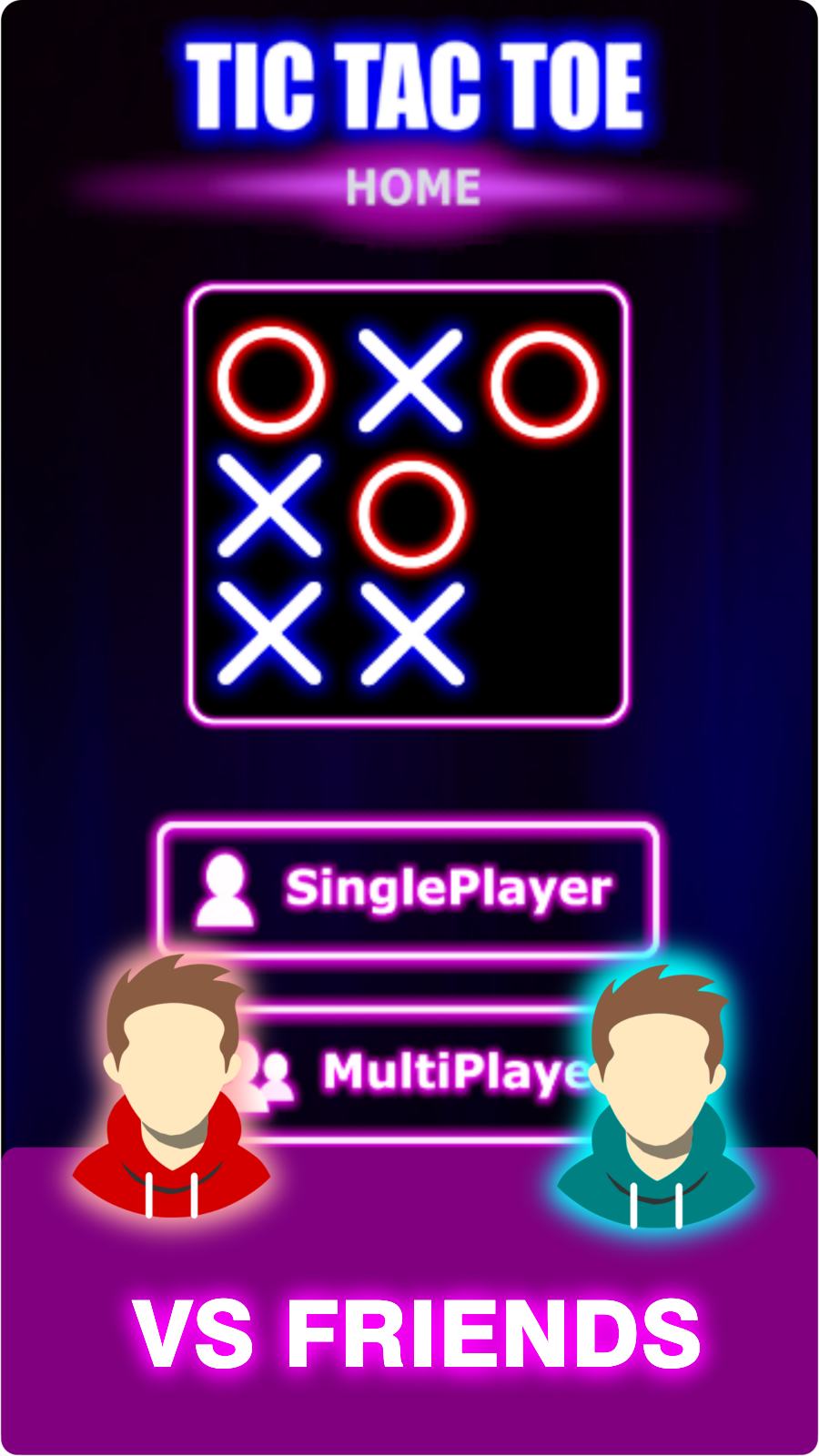 Tic Tac Toe Home : 2 Player XO Ảnh chụp màn hình 3