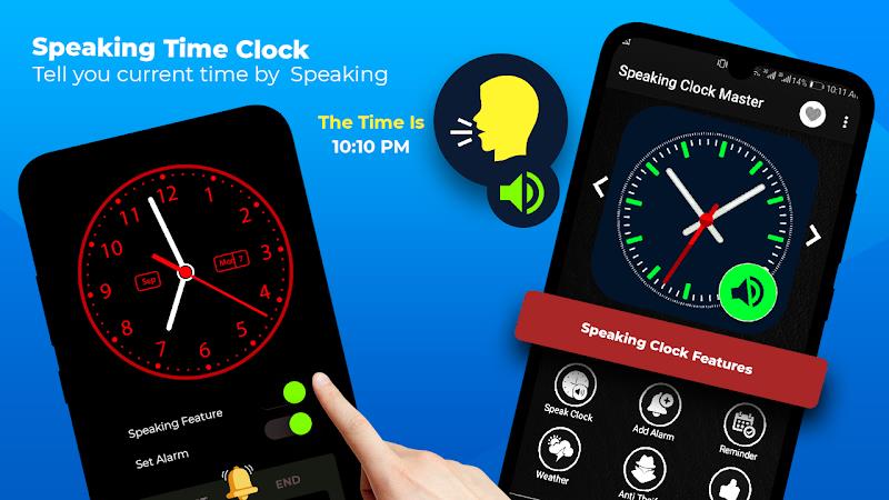 Schermata Speaking Clock - Talking Clock 2