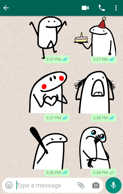 Schermata Flork memes stickers WASticker 0