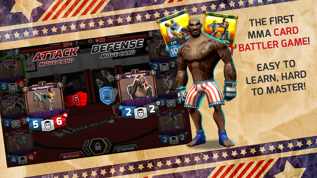 MMA Federation - Card Battler 스크린샷 0
