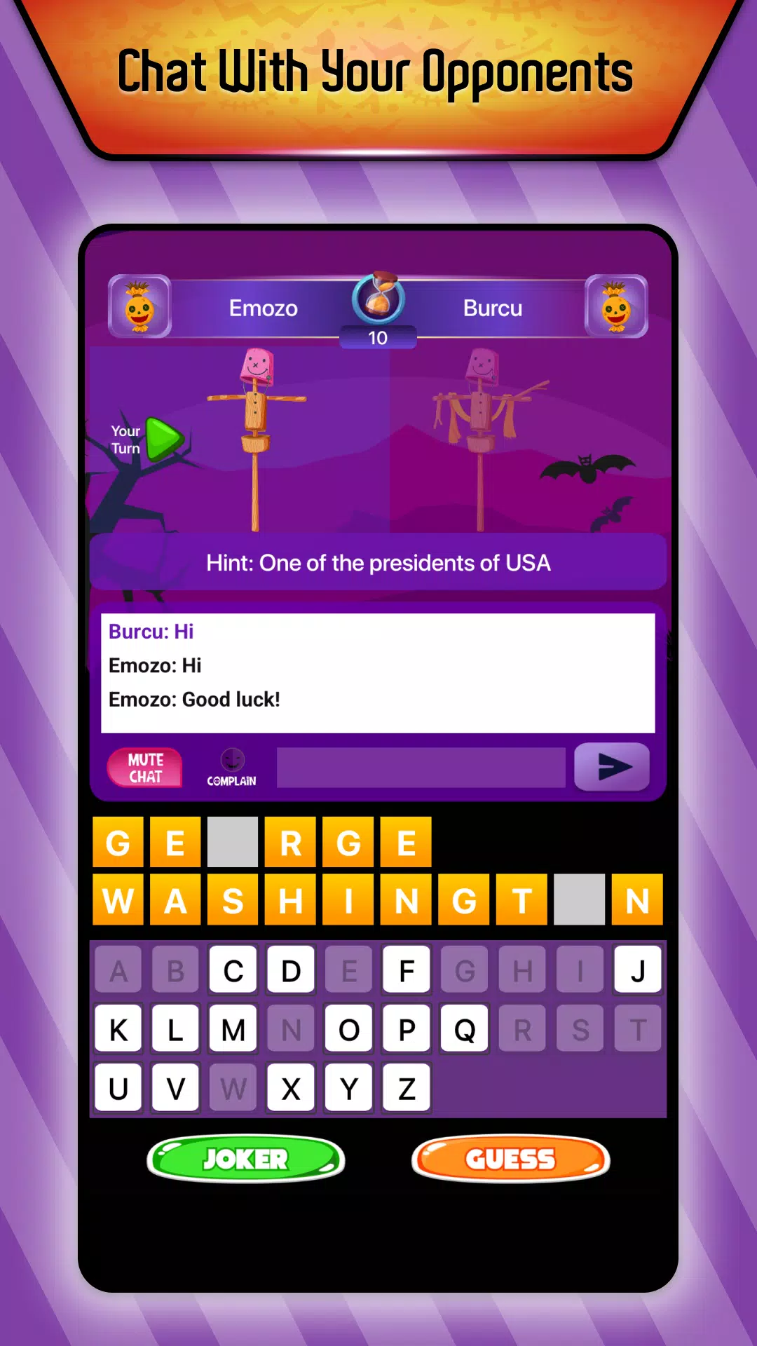 Online Hangman Word Game Captura de tela 0
