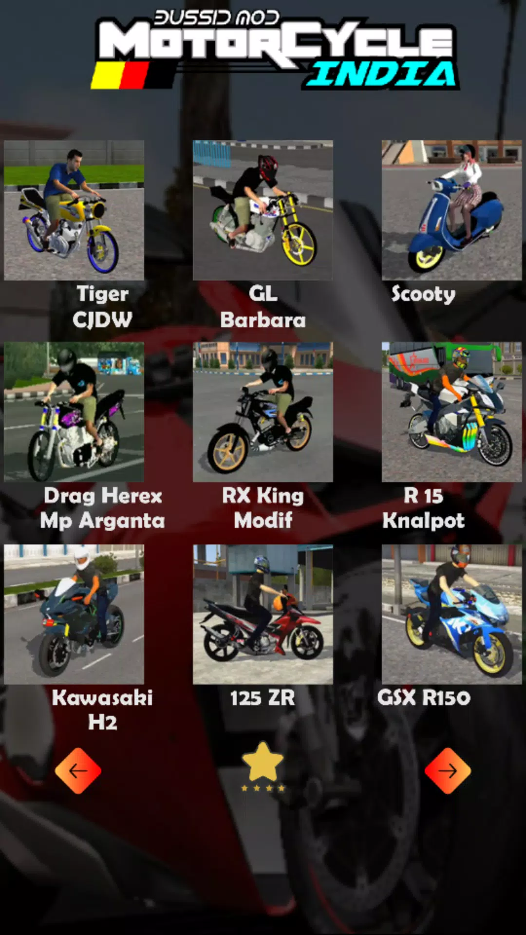 Bussid Mod Motorcycle India应用截图第3张
