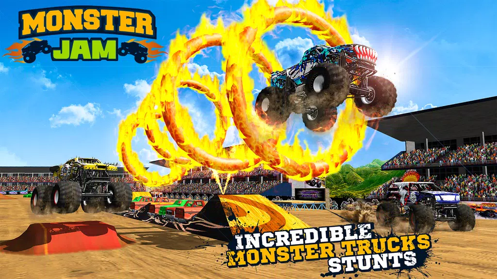 Monster Truck Jam: Truck Games ဖန်သားပြင်ဓာတ်ပုံ 0