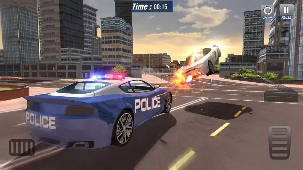 Police Car Sim Скриншот 1