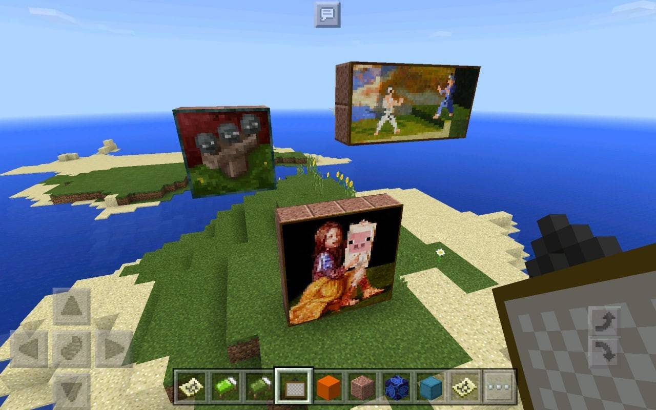 paintings in Minecraft