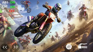 Motocross Beach Bike Games 3D Captura de tela 2