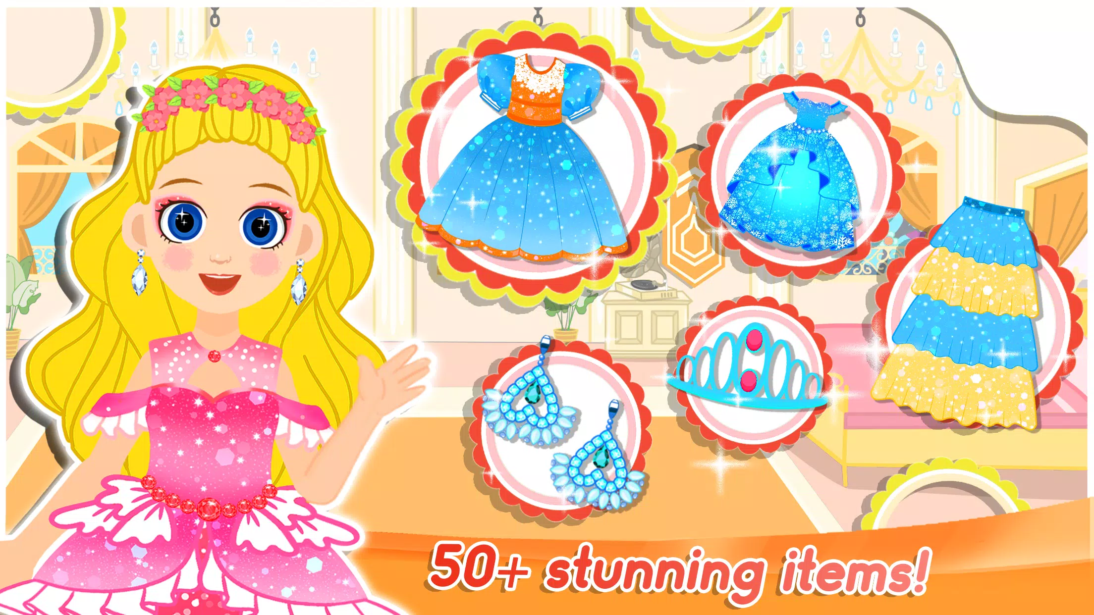 Princess Makeup Dress Makeover Скриншот 0
