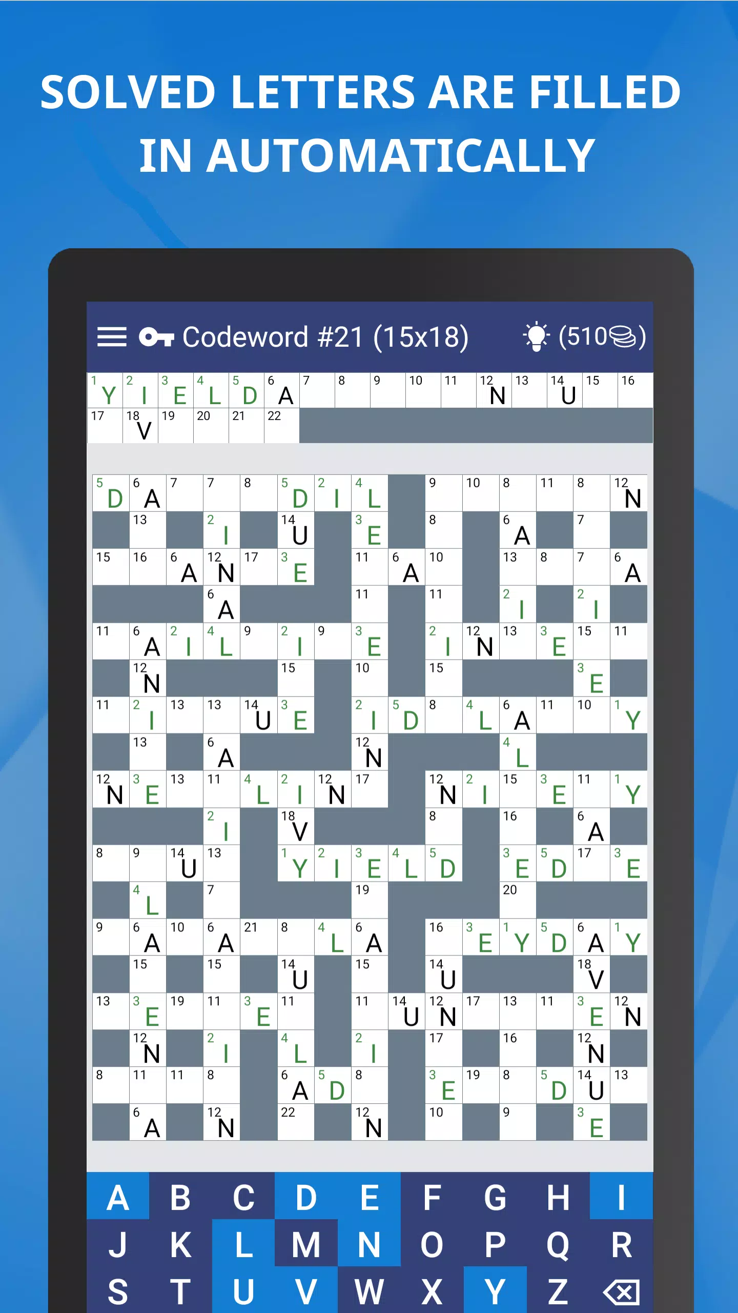 Keywords — Codeword Puzzle Zrzut ekranu 3