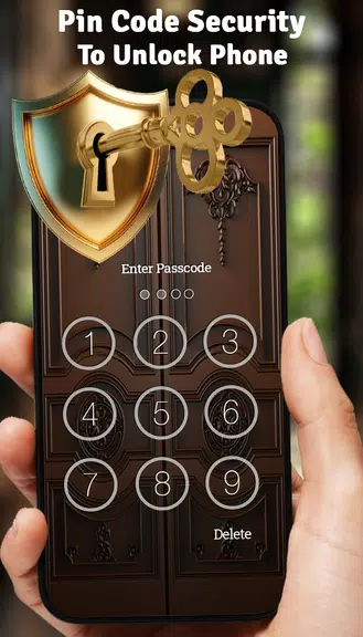 Schermata Vintage Door Lock Screen 1