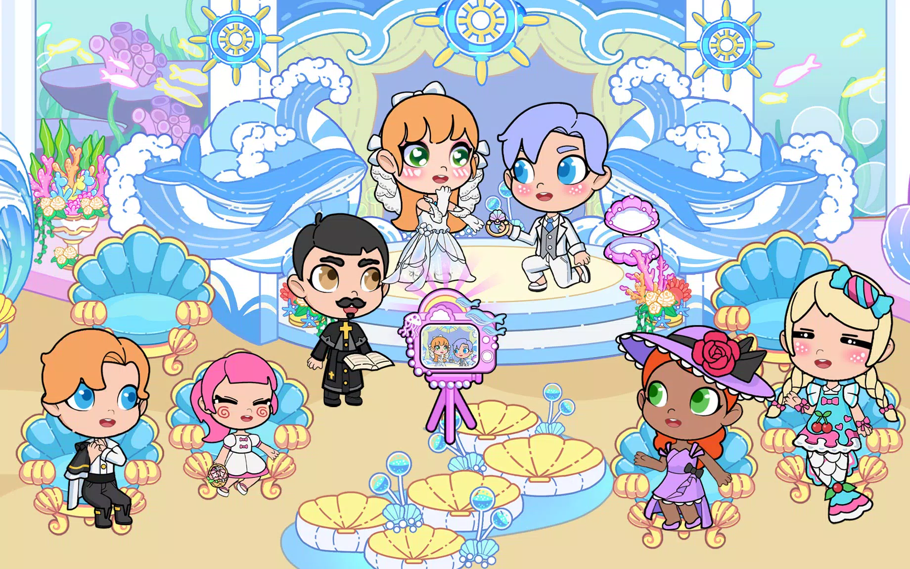 Mermaid Wedding World Ảnh chụp màn hình 0