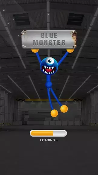 Blue Monster: Stretch Game Captura de pantalla 0