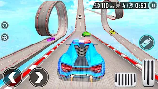 Car Games: Stunts Car Racing Schermafbeelding 0