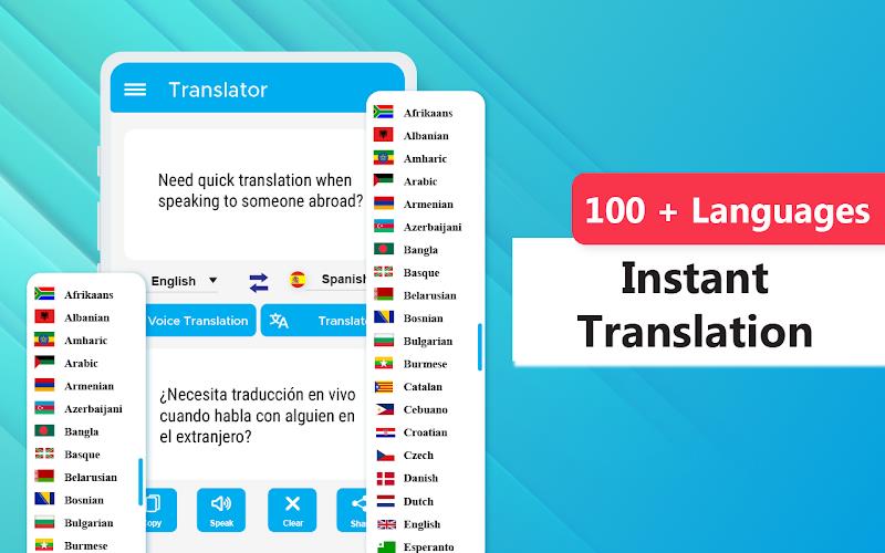 All Language Voice Translator Captura de pantalla 3