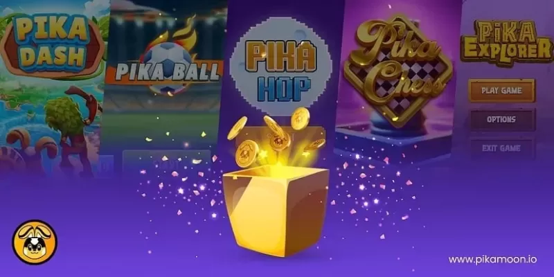 Pikamoon Ra Mắt Trò Chơi Arcade Kiếm Tiền Crypto Miễn Phí trên PIKA HUB