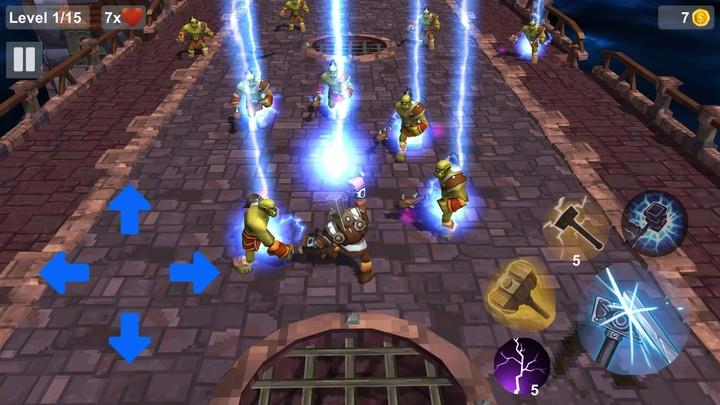 Thor Thunder Hammer: Hero Game Schermafbeelding 0