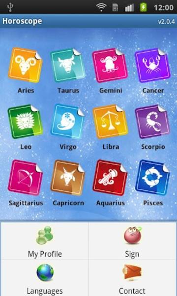 Schermata Horoscope 1