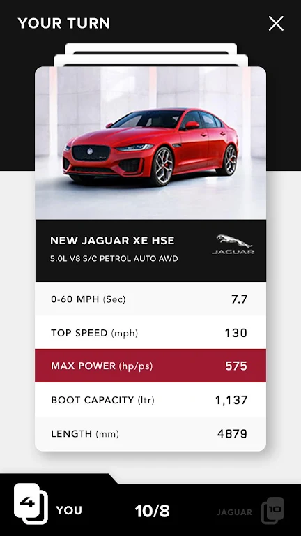 Jaguar Land Rover Top Trumps Captura de pantalla 1