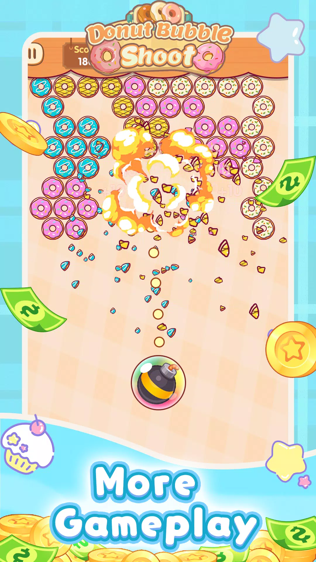 Donut Bubble Shoot スクリーンショット 3