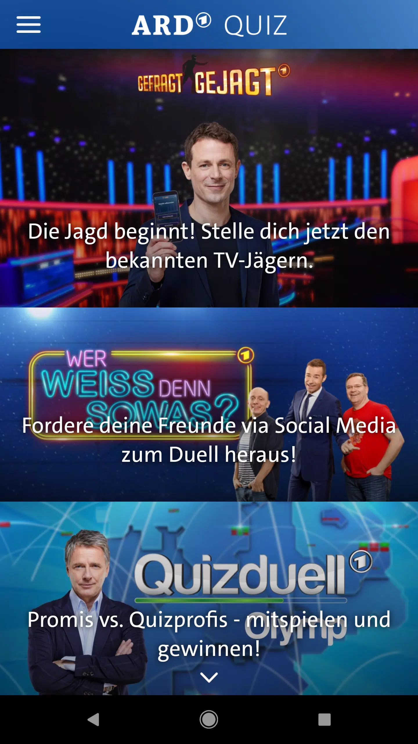 Schermata ARD Quiz 0
