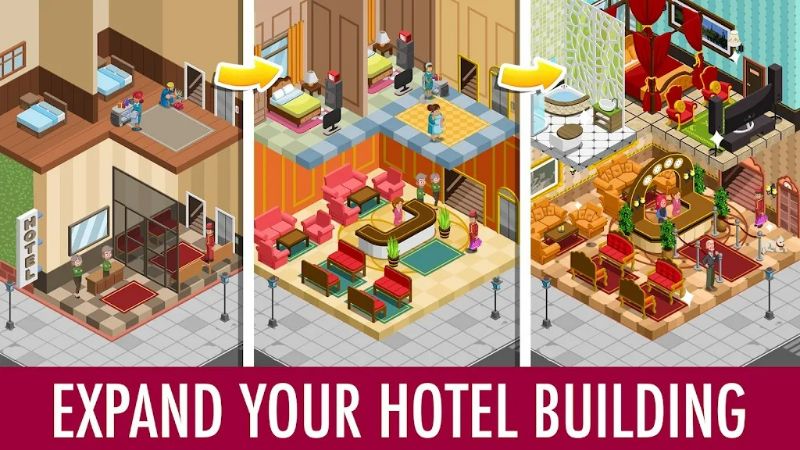 Hotel Tycoon Empire: Idle game স্ক্রিনশট 3