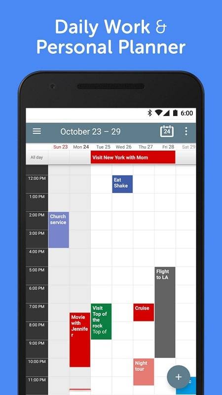 Calendar+ Schedule Planner Ekran Görüntüsü 1