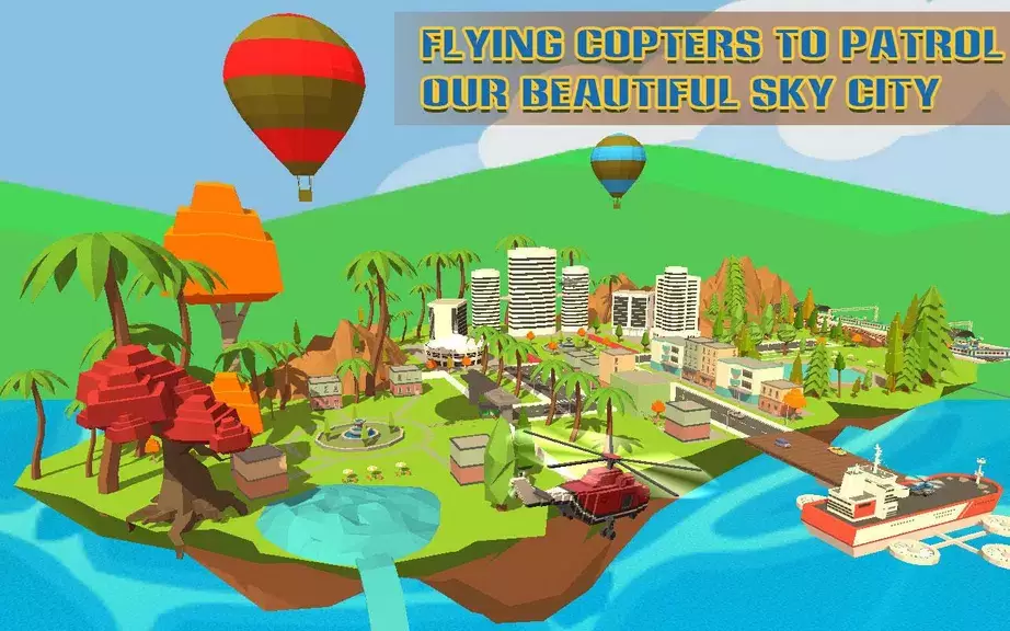 Helicopter Rescue Sky City 스크린샷 0