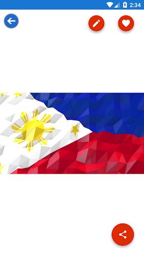 Philippines Flag Wallpaper: Fl Screenshot 3