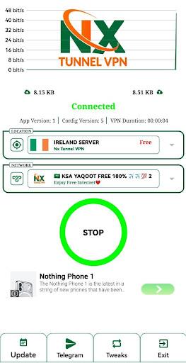 Nx Tunnel VPN Ảnh chụp màn hình 1