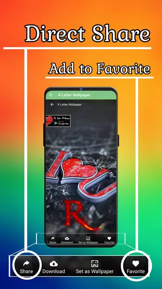 R Letter Wallpaper - Photos ဖန်သားပြင်ဓာတ်ပုံ 2
