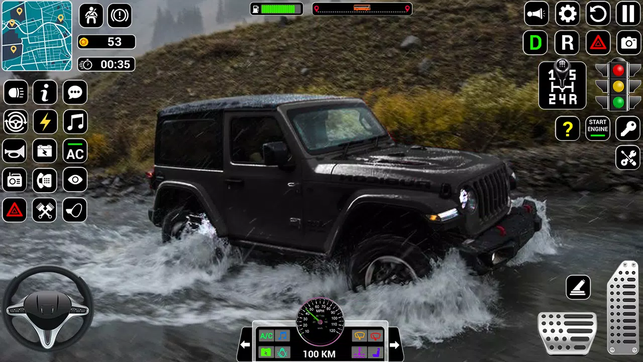 SUV 4x4 Jeep Driving Games 3D Captura de pantalla 1