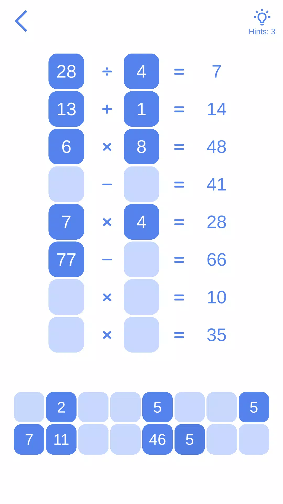 Math Games - Brain Puzzles Ảnh chụp màn hình 2