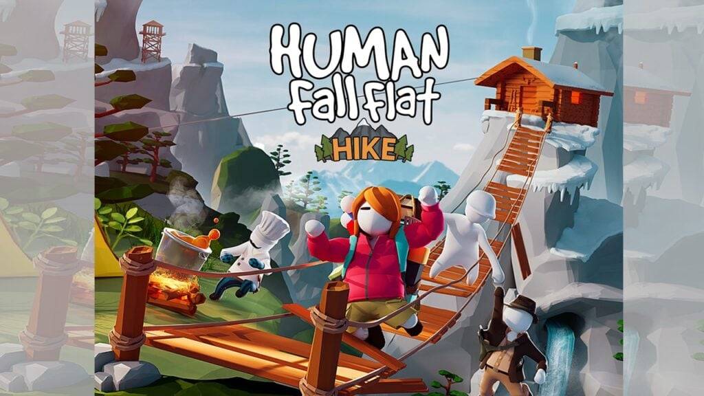 Hike, the Newest Level in Human Fall Flat, Lets You Climb Towering Cliffs