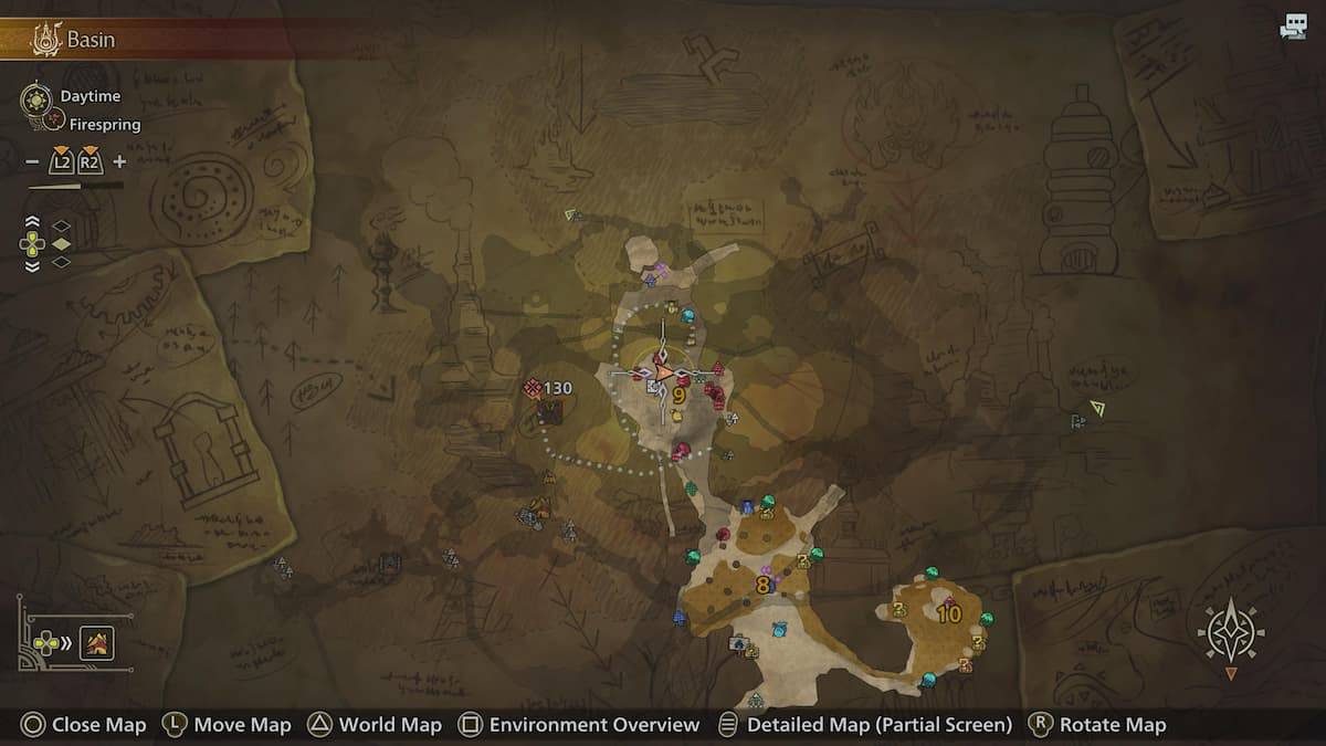 Monster Hunter Wilds Map Screenshot