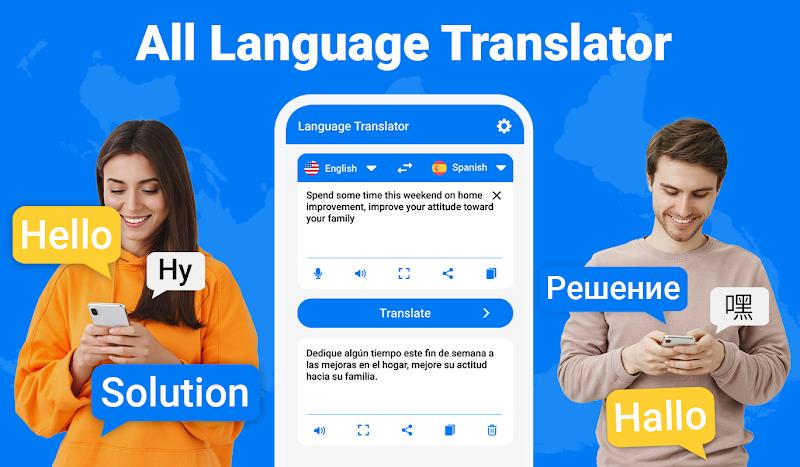 All Translate Language App Schermafbeelding 0