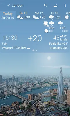 YoWindow Weather ภาพหน้าจอ 0