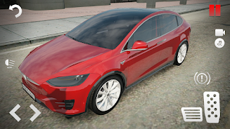 Electric Tesla Model X Driver Schermafbeelding 0