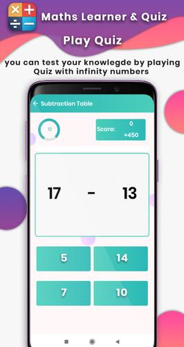 Learn Math : mental arithmetic Screenshot 3