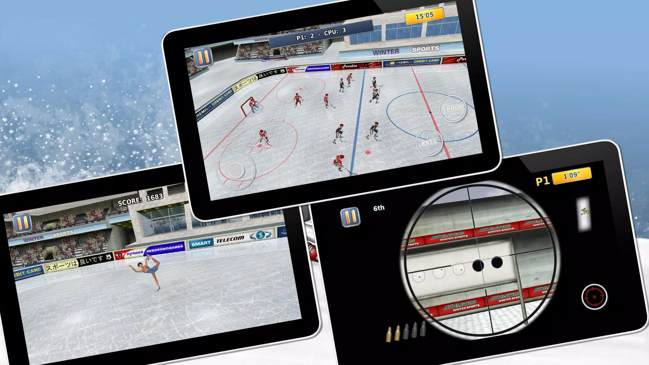 Athletics 2: Winter Sports Captura de tela 2