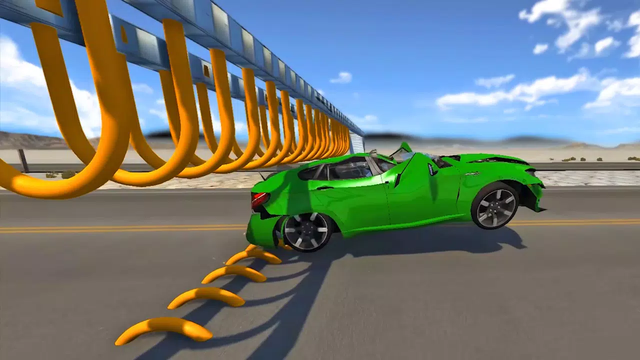 Beam Drive Road Crash 3D Games Zrzut ekranu 3