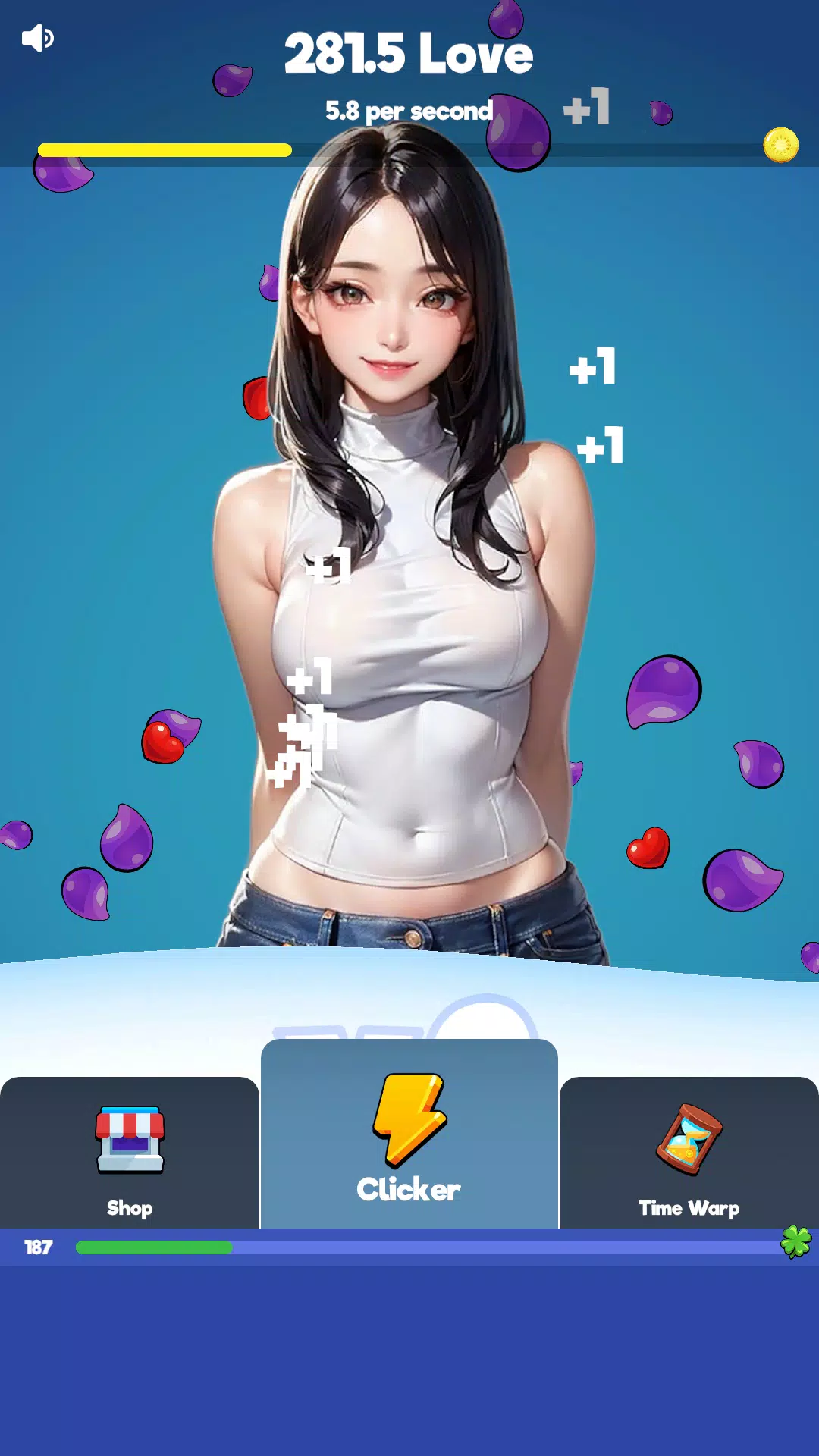 Sexy touch girls: idle clicker ဖန်သားပြင်ဓာတ်ပုံ 0