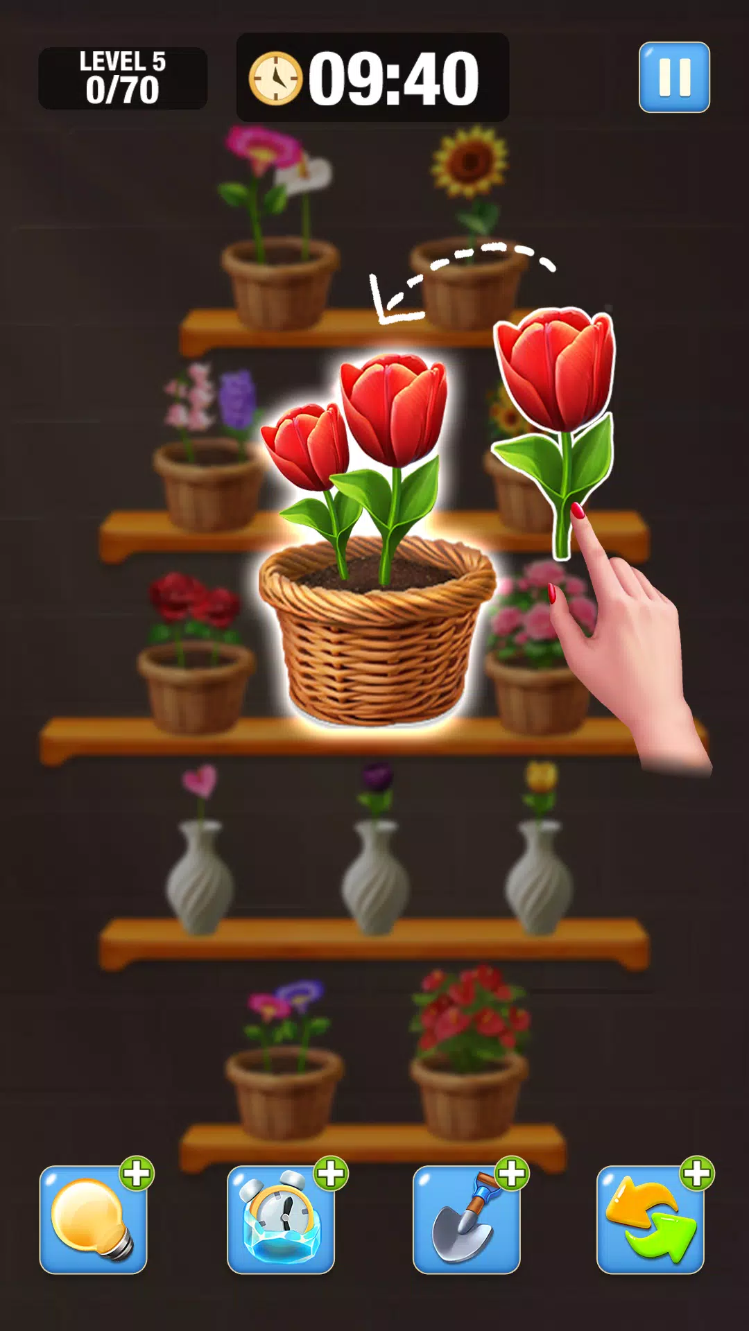 Blossom Match-Flower Sort Game Ekran Görüntüsü 1