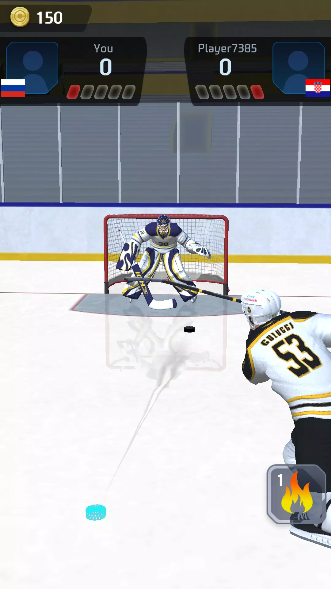 Schermata Hockey Game Stars 3D 1