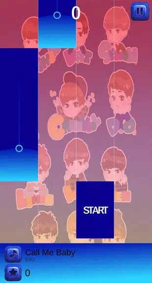 EXO Chibi Piano Tiles 스크린샷 3