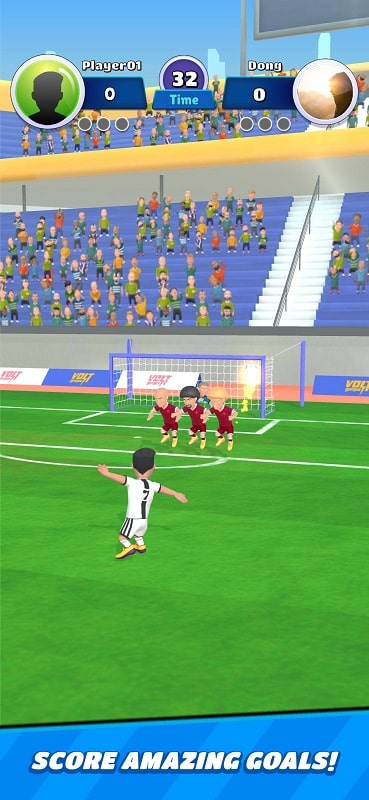 Football Clash - Mobile Soccer Captura de pantalla 1