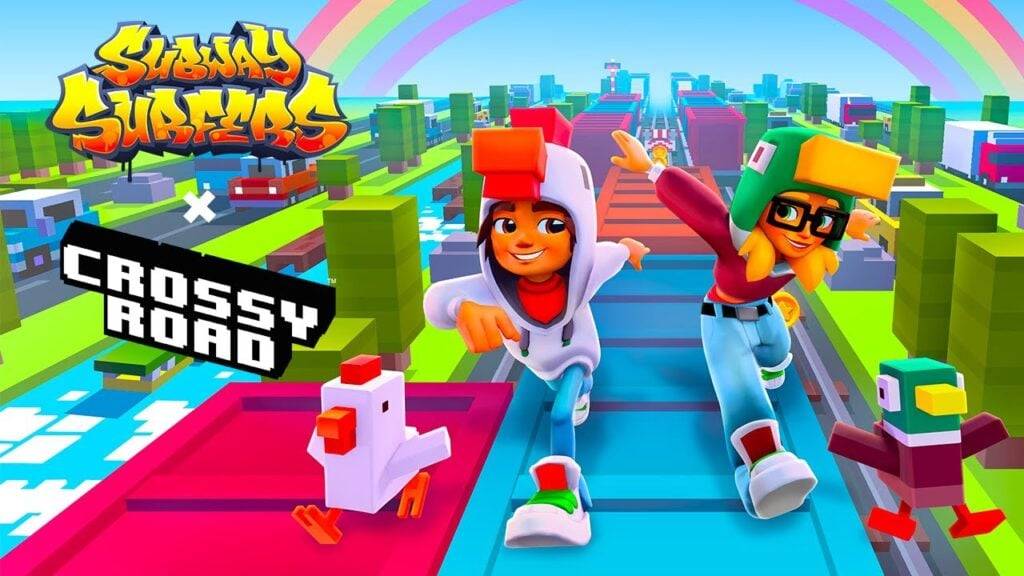 Surfers Surfers i Crossy Road na epicki crossover!