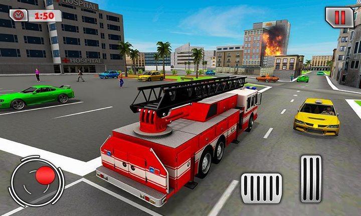 Fire Truck Games: Robot Games Captura de pantalla 3