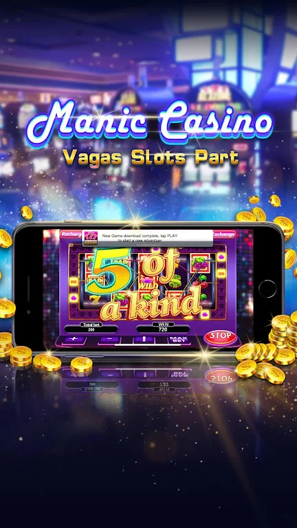 Manic Casino - Vegas Slots Party Ekran Görüntüsü 0