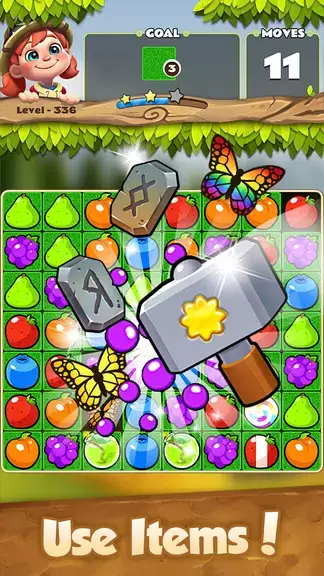 Fruits POP : Match 3 Puzzle ภาพหน้าจอ 3