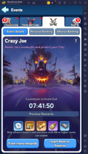 Guia do evento Crazy Joe: Dicas e recompensas em sobrevivência de Whiteout