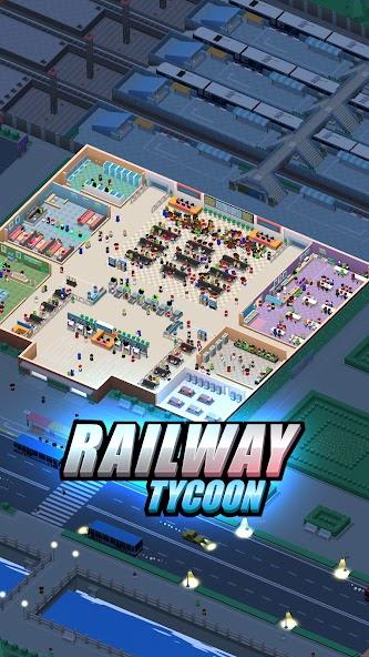 Railway Tycoon - Idle Game Mod スクリーンショット 0